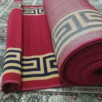 فرش قرمز تشریفاتی کاشان،مدل ورساچه طول 14 عرض 1متر