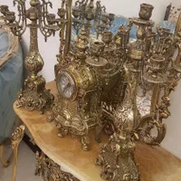 آیینه و شمعدان ومیز کنسول و ساعت برنز|بوفه، ویترین، کنسول|تهران, اختیاریه|دیوار