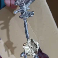 پایه شیرینی خوری و دسته سینی فلزی فانتزی