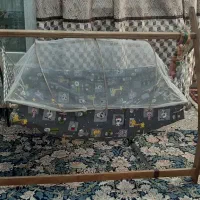گهواره سنتی چوبی مدل سرخپوستی