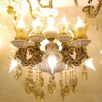 لوستر 10 شاخه چینی راه راه