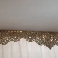 رزین قاب  پرده رنگ آبکاری طلایی شرکتی درحدنو