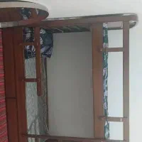 تخت دو طبقه نوجوان با چوب گردو|تخت و سرویس خواب|تهران, مولوی|دیوار
