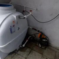 نصب و راه اندازی پمپ و منبع آب..