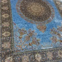 فرش ابریشم۶متری  ونیم پرده