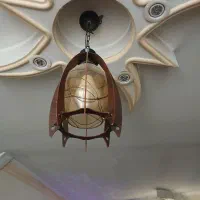 لوستر چوبی|لوستر و چراغ آویز|قرچک, باقرآباد|دیوار