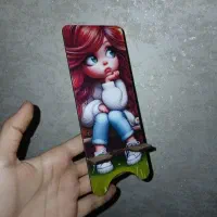نگهدارنده موبایل چوبی رو میزی (هولدر)