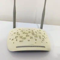 مودم وای فای ثابت دو شاخه tp link سالم و به شرط