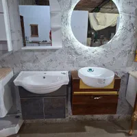 فول ست روشویی کابینتی ضدآب پی وی سی PVC حمام|لوازم سرویس بهداشتی|کرج, کمال‌شهر|دیوار