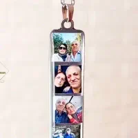 گردنبند با عکس و مو شما