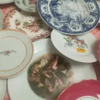 ظروف قدیمی پیش دستی و بشقاب