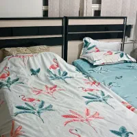 فروش تخت خواب وتشک تک نفره دراور وترازو دیجیتال|تخت و سرویس خواب|شهرکرد, |دیوار