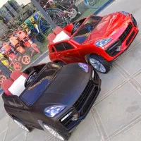 ماشین شارژی porscheپورشه ۴موتورلاستیک اسفنجی|اسباب‌‌بازی|مشهد, توس (بلوار توس)|دیوار