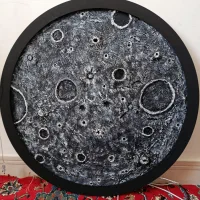 تابلو ماه نورانی|تابلو، نقاشی، عکس|چناران, |دیوار