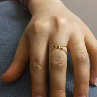 انگشتر مینیمال طلا