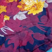 کاور لحاف دو نفره نو نو طرح گلهای اتشی