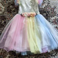 لباس عروس رنگین کمان