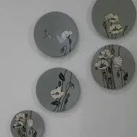 دیوارکوب پنج تایی در حد نو