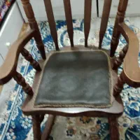 صندلی راحتی چوبی (تاب تابی)|صندلی و نیمکت|اهواز, باغ شیخ|دیوار