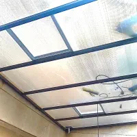 سقف حیاط خلوت،سقف ودیوار کاذب سایبان ساندوچ پانل|خدمات پیشه و مهارت|تهران, تهرانپارس شرقی|دیوار