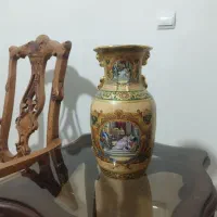گلدان طلا کوب قدیمی