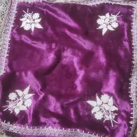 رومیزی مخمل قدیمی