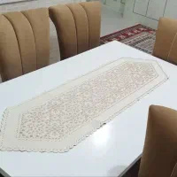 میز غذاخوری ۶نفره و ساعت ایستاده