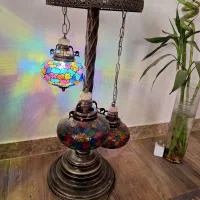 آباژور ویترای وبرنج کار لصفهان|چراغ خواب و آباژور|کرمانشاه, |دیوار