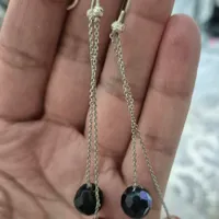 گوشواره نقره با سنگ اصل