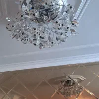 فروش سه عدد لوستر به قیمت هر کدام۳۰۰۰۰۰۰۰تومان|لوستر و چراغ آویز|تهران, چوب تراش|دیوار
