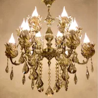 لوستر دوگـ‌ـل 1‌2 شعله/تعویض لوستر کهنه با نو