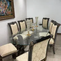 سرویس مبلمان ۹ نفره برند استیل برلیان|مبلمان خانگی و میز عسلی|تهران, حکمت|دیوار