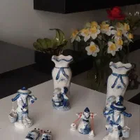 مجسمه شیک چینی قلم آبی|مجسمه، تندیس، ماکت|مشهد, شهید مطهری|دیوار