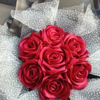 ساخت گل های روبانی|گل مصنوعی|گرگان, |دیوار