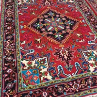 نقدواقساط یک جفت قالیچه دستبافت نو اطراف هریس|فرش|تبریز, |دیوار