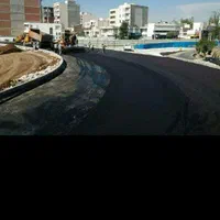 محوطه سازی اسفالت ایزگام جدول