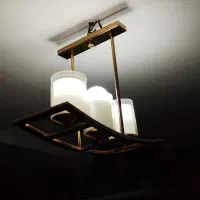 لوستر 3شعله|لوستر و چراغ آویز|مشهد, آزادشهر|دیوار