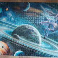 پازل ۱۰۰۰ تکه ساخته شده