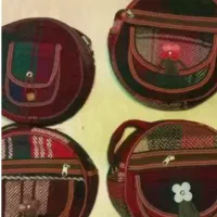 کیف گرد سنتی دسته دار