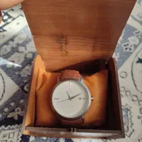 ساعت رومانسون مردانه بند چرمی