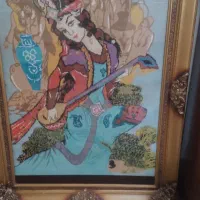 تابلو زینتی بسیار زیبا|تابلو فرش|گنبد کاووس, |دیوار