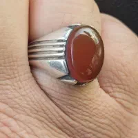 انگشتر نقره سرخ یمنی