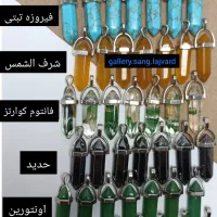 گردنبندسنگ قلبی ومنشوری،حلقه های عقیق|جواهرات|شیراز, کاراندیش|دیوار