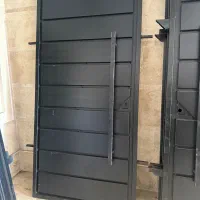 درب حیاط و اهنی سنگین سبک|مصالح و تجهیزات ساختمان|رشت, فخب|دیوار