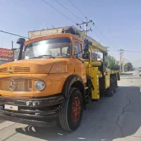 بنز زیرمایلر دهچرخ جرثقیل|خودرو سنگین|مرودشت, دولت آباد|دیوار