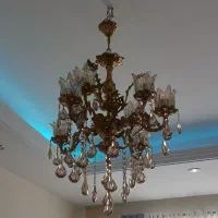 دو عدد لوستر برنز|لوستر و چراغ آویز|تهران, جنت‌آباد شمالی|دیوار