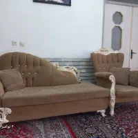 مبل ۸نفره با میز وسط ودوتا میزعسلی