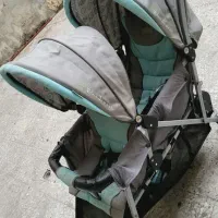 کالسکه دوقلو خارجی فوق العاده سالم و تمیز