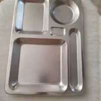 سینی استیل غذاخوری.