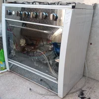 اجاق گاز۵شعله طرح فر|اجاق گاز و لوازم برقی پختوپز|محمدیه-قزوین, |دیوار